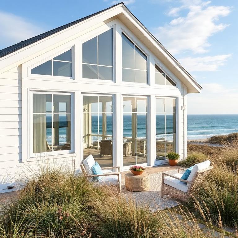 Coastal style window installation