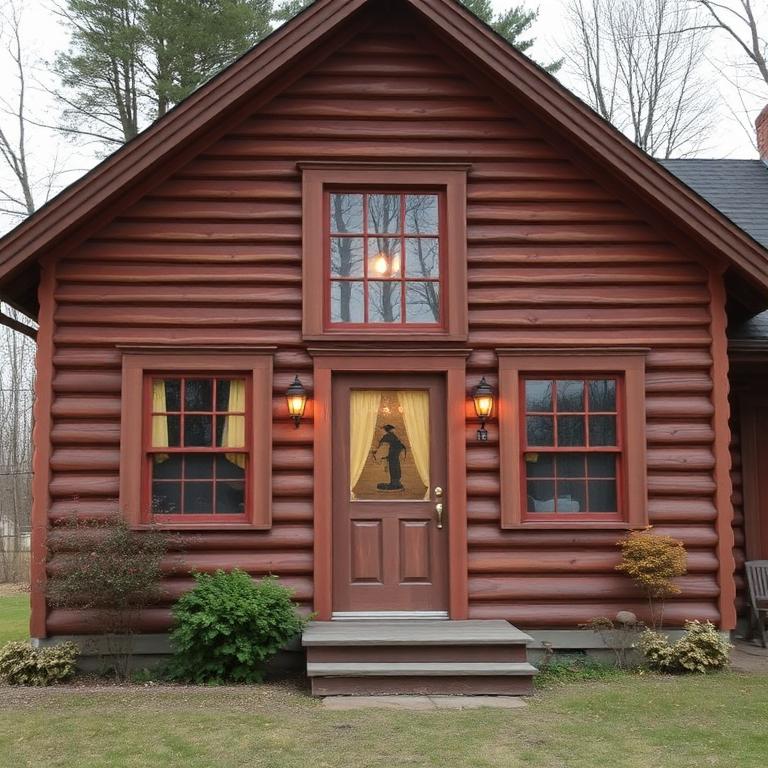 Rustic style window installation