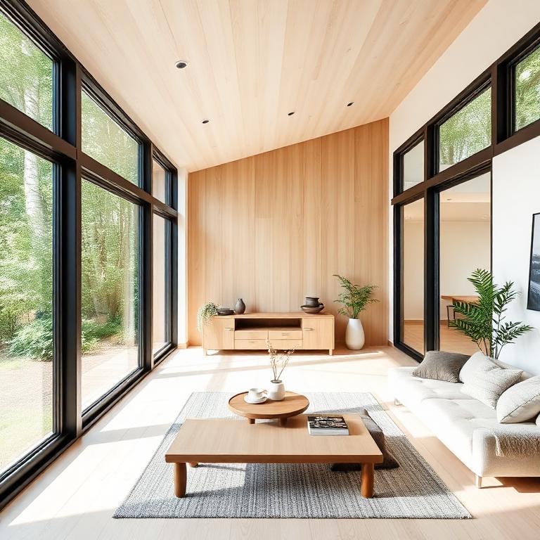 Scandinavian style window installation
